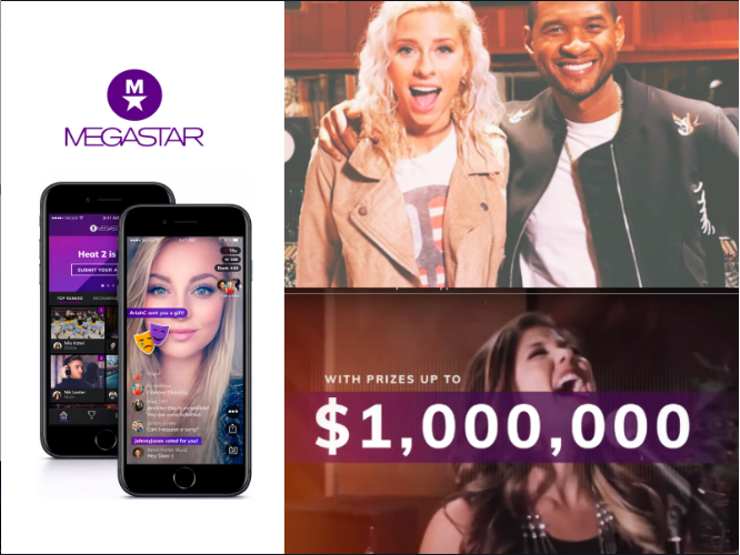 Megastar: app, Usher, $1M prize